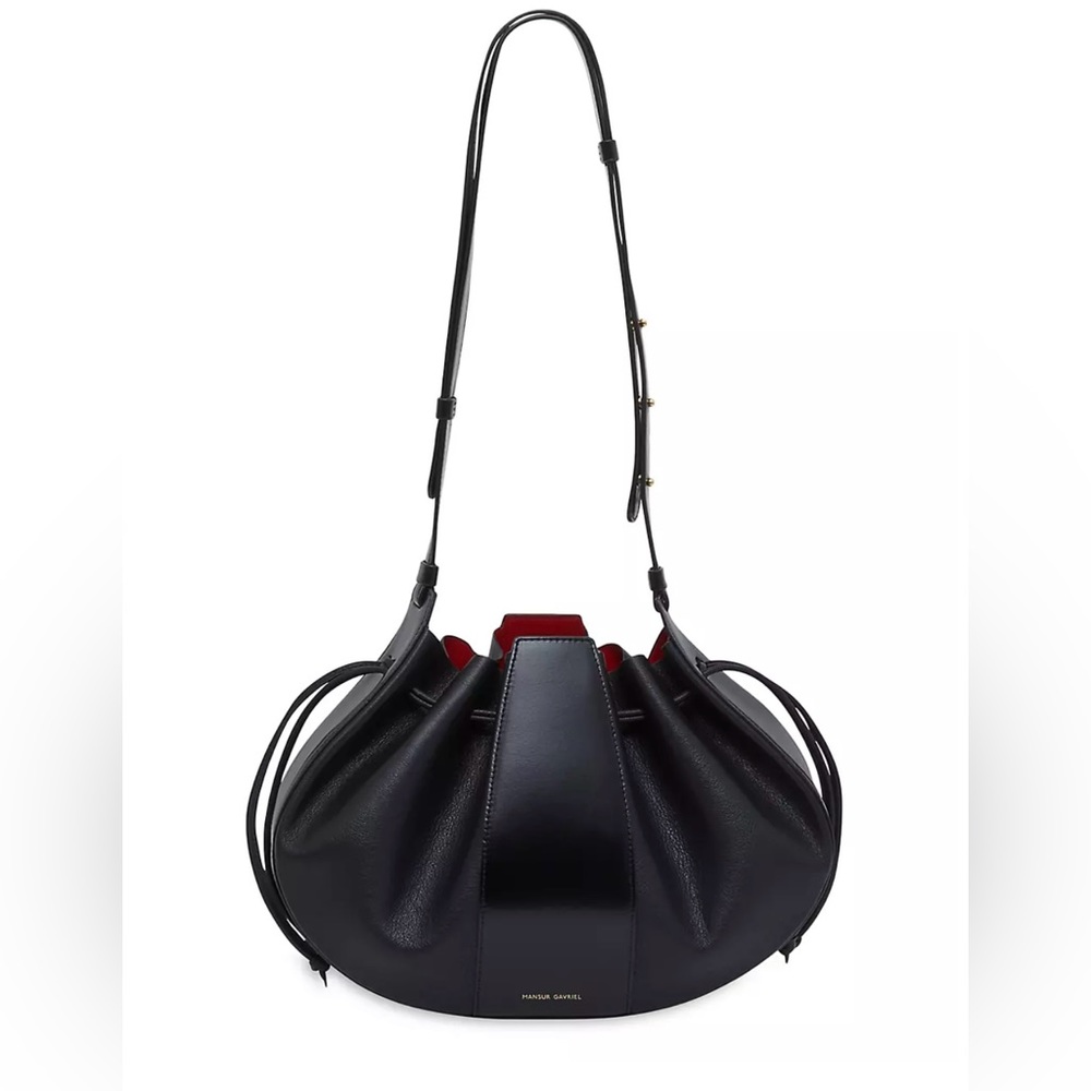 Mansur Gavriel Lilium Bag w/two-toned int/exterior & small zippered pouch.